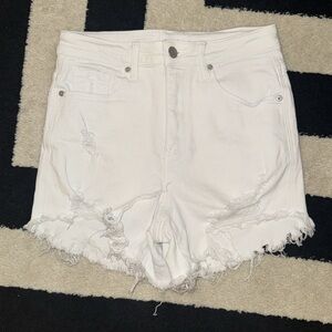 Distressed Jean Shorts